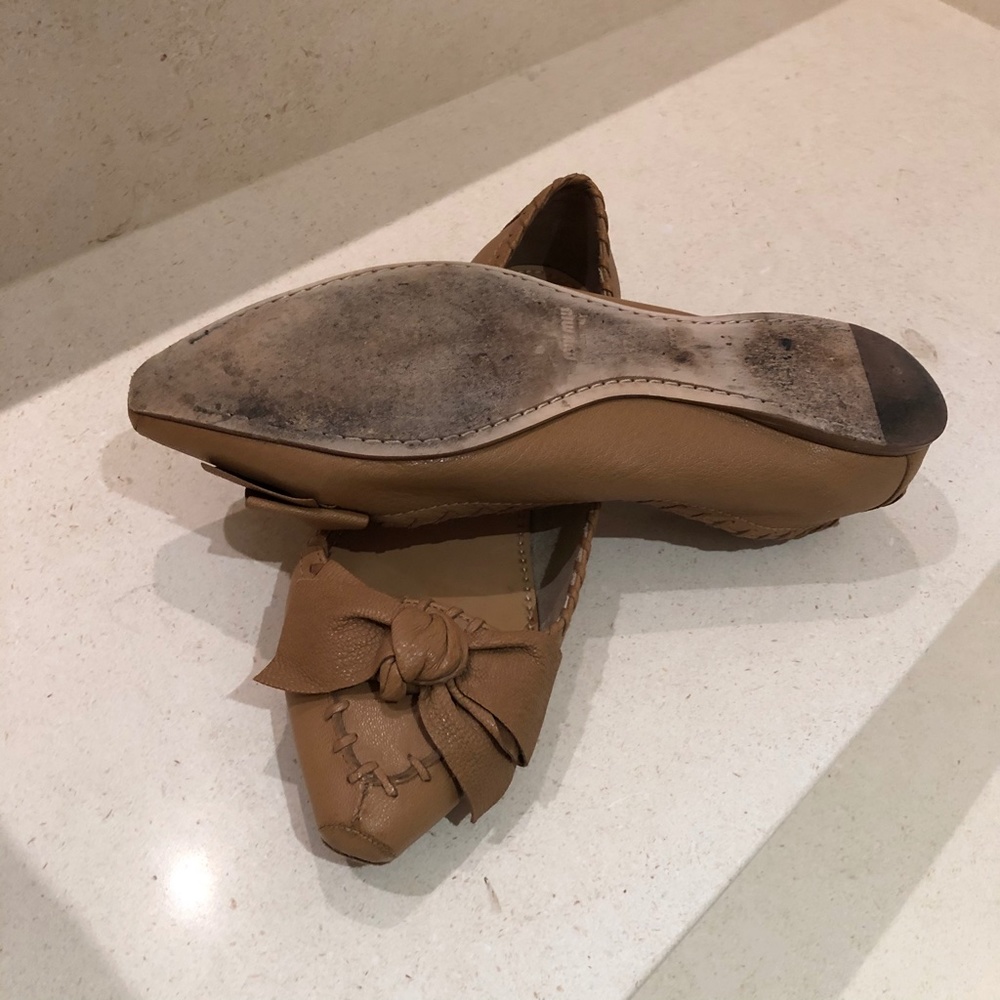 MIU MIU natural beige ballet flats with bow - Picture 8 of 8